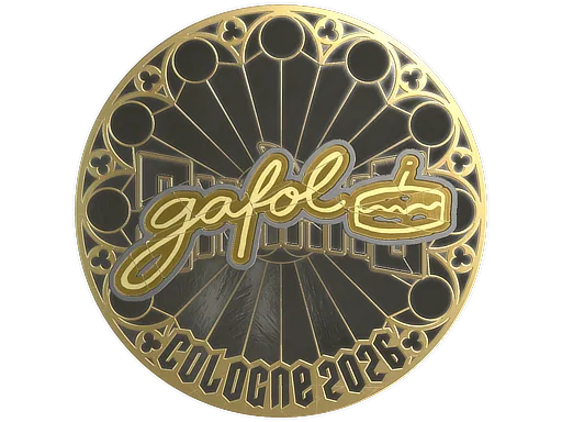 Sticker | gafolo (Gold) | Cologne 2026
