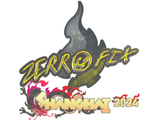 Sticker | zeRRoFIX (Glitter) | Shanghai 2024