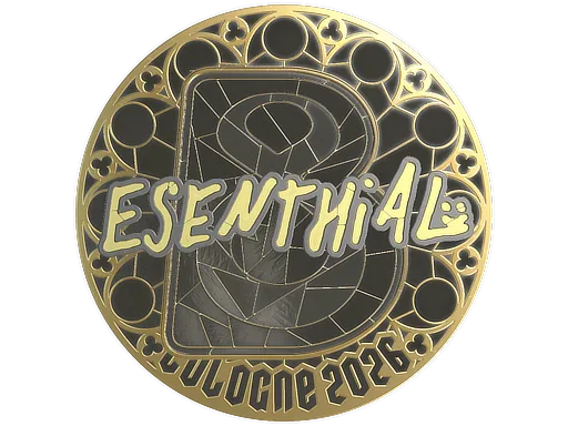 Sticker | esenthial (Gold) | Cologne 2026