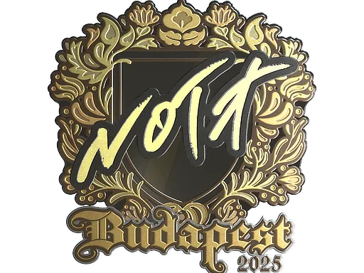 Sticker | nota (Gold) | Budapest 2025