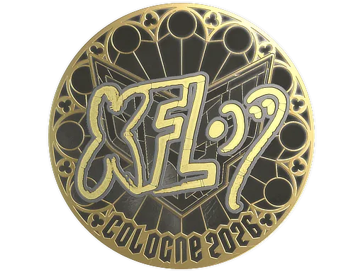 Sticker | xfl0ud (Gold) | Cologne 2026