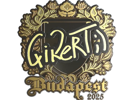 Sticker | qikert (Gold) | Budapest 2025