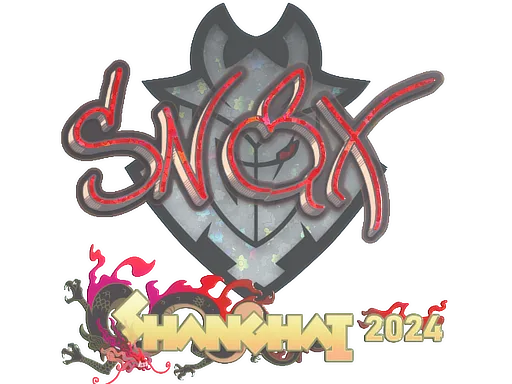 Sticker | Snax (Glitter) | Shanghai 2024