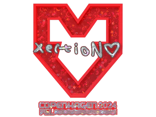Sticker | xertioN (Glitter) | Copenhagen 2024