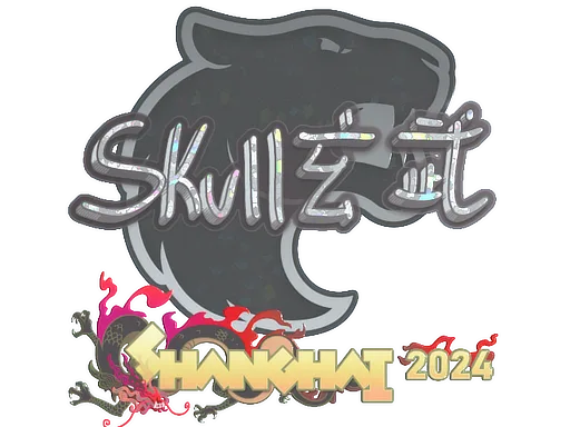 Sticker | skullz (Glitter) | Shanghai 2024