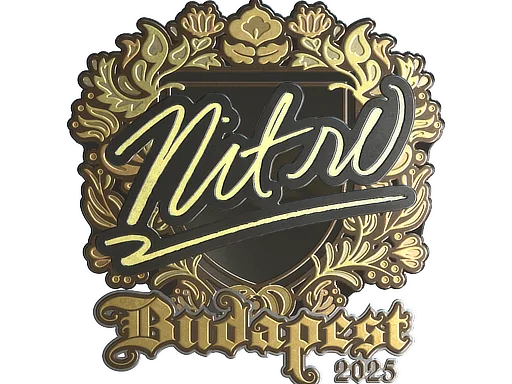 Sticker | nitr0 (Gold) | Budapest 2025